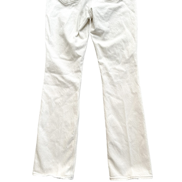 Abercrombie & Fitch Jeans 28 / 6L Ivory 70s Vintage Flare Ultra High Rise (13) - Picture 6 of 11